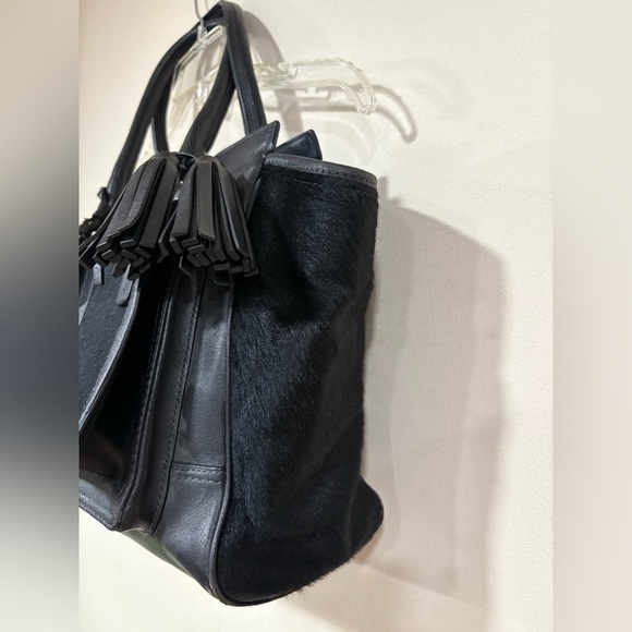 Coach 2012 Limited Edition Black Legacy Madison Candace Calf Hair Leather Bag - Picture 10 of 16